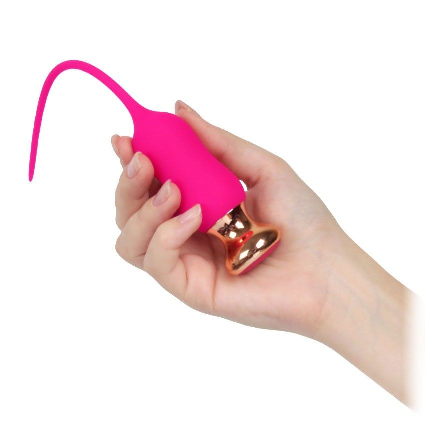 Купить розовый тонкий стимулятор nipple vibrator - 23 см. Image