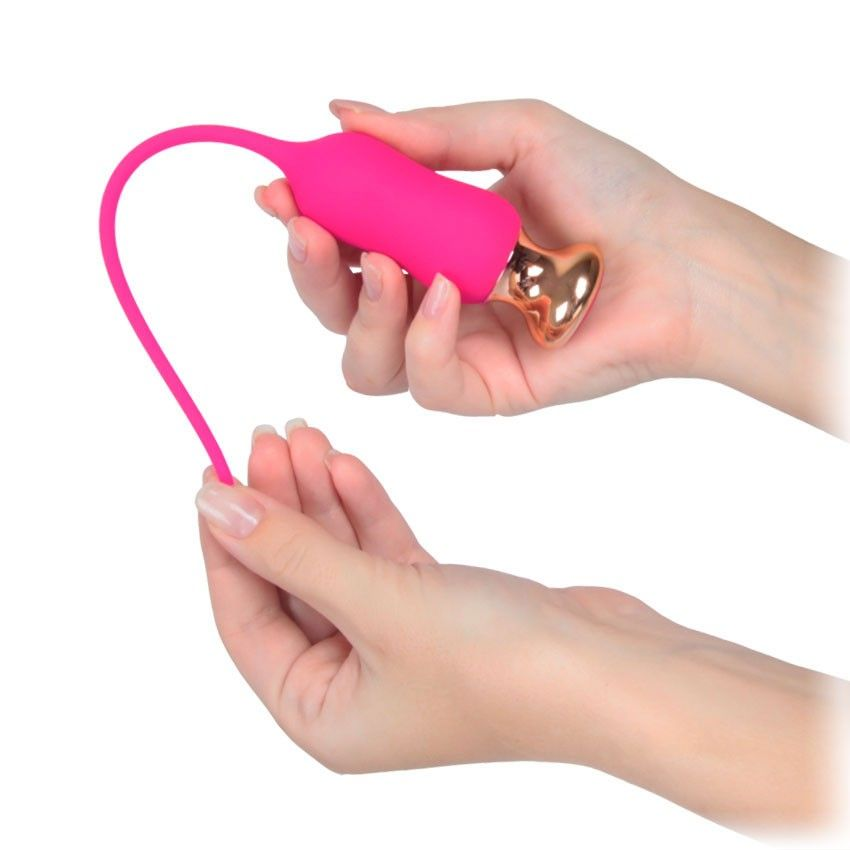 Купить розовый тонкий стимулятор nipple vibrator - 23 см. Image