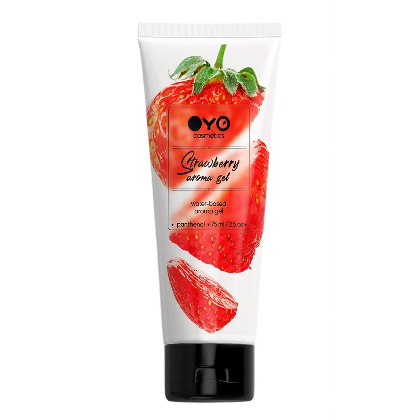 Купить лубрикант на водной основе oyo aroma gel strawberry с ароматом клубники - 75 мл. Image