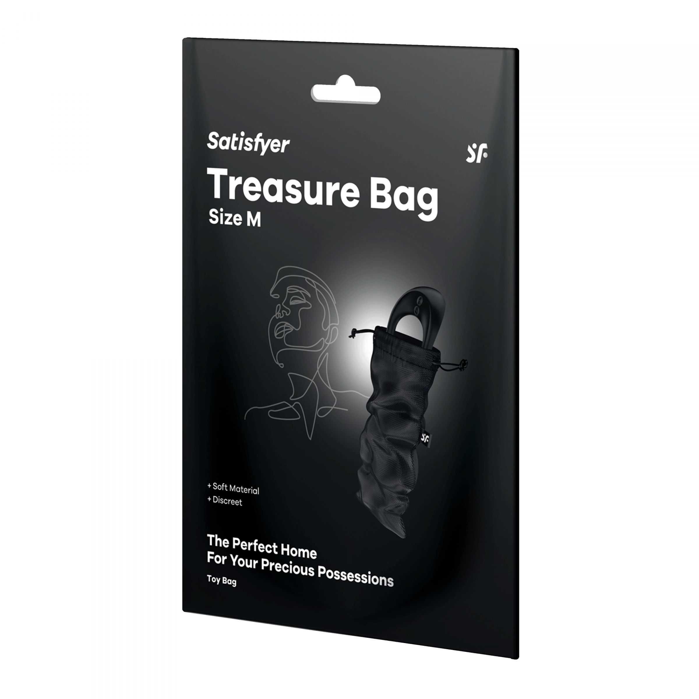 Купить черный мешочек для хранения игрушек treasure bag m Image