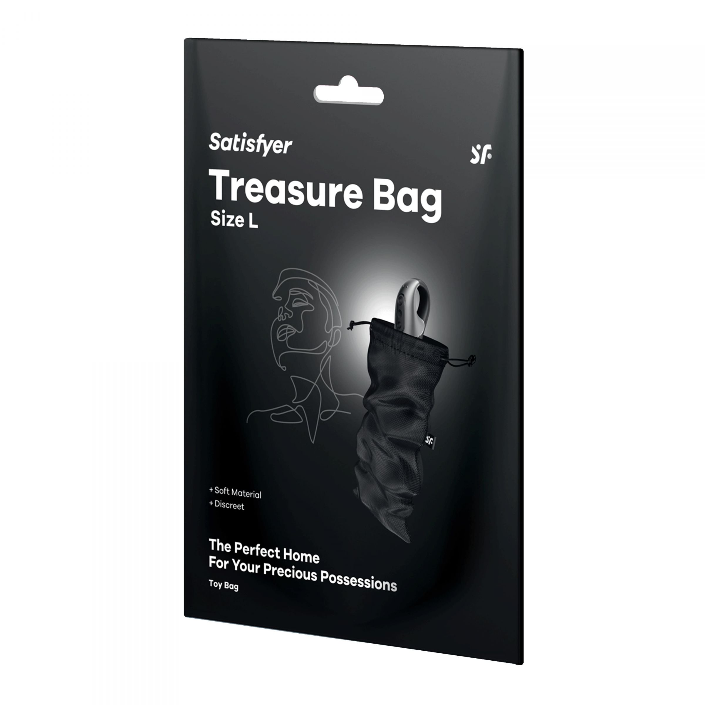 Купить черный мешочек для хранения игрушек treasure bag l Image