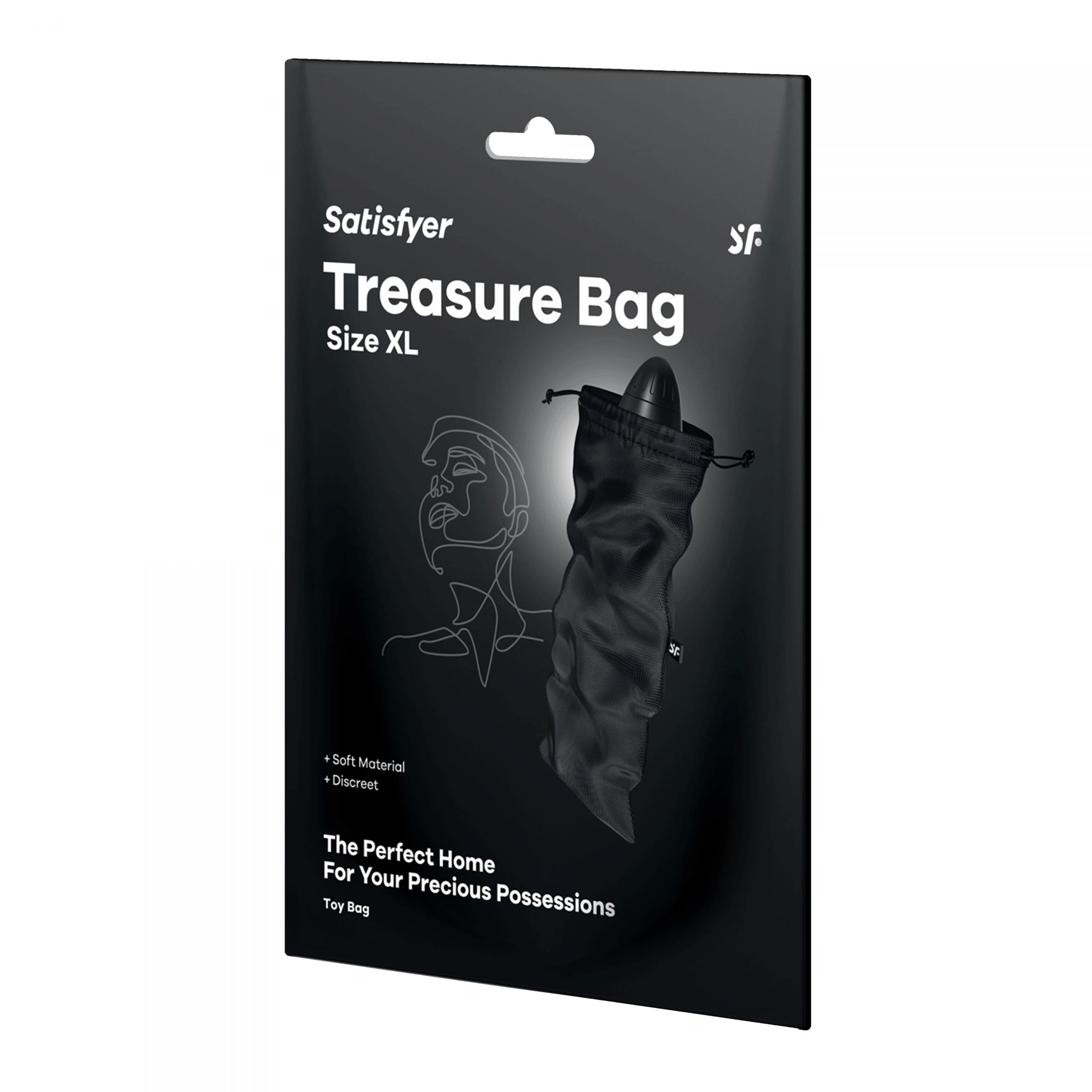 Купить черный мешочек для хранения игрушек treasure bag xl Image