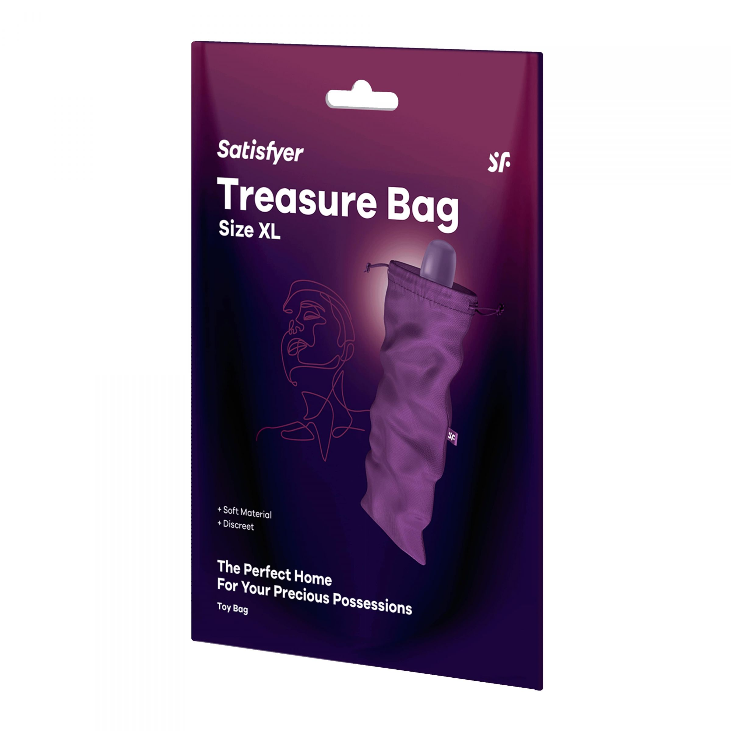 Купить фиолетовый мешочек для хранения игрушек treasure bag xl Image