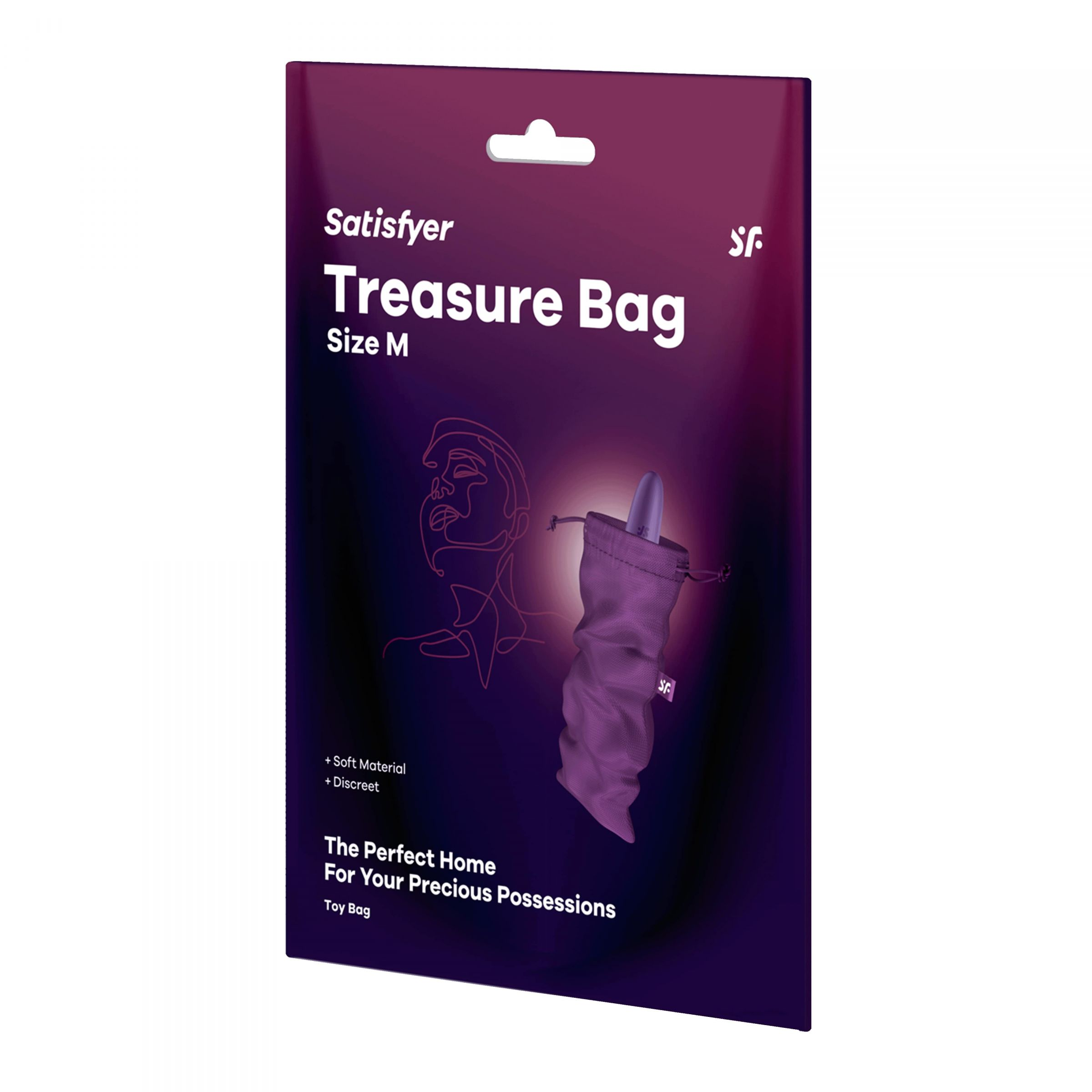 Купить фиолетовый мешочек для хранения игрушек treasure bag m Image