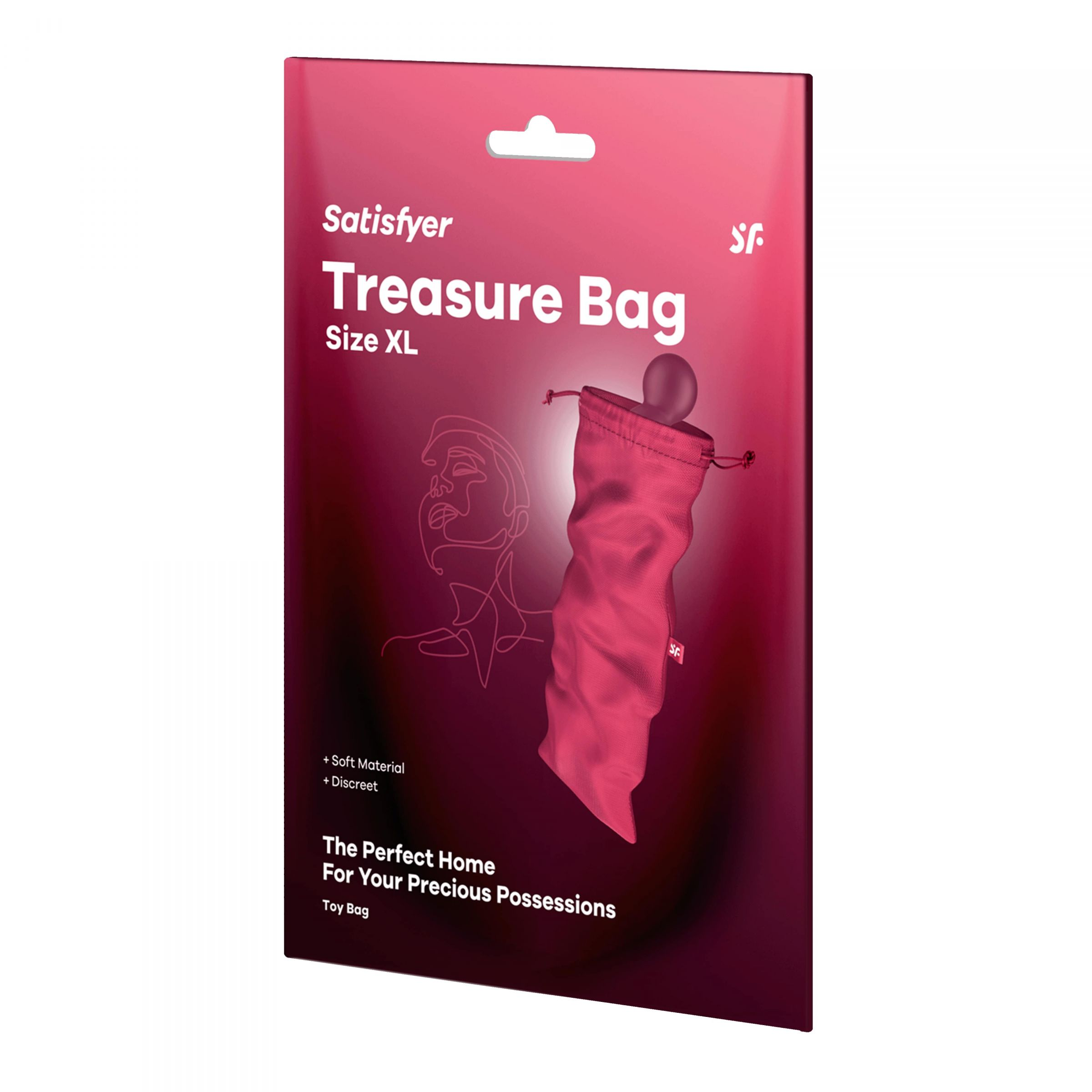 Купить розовый мешочек для хранения игрушек treasure bag xl Image