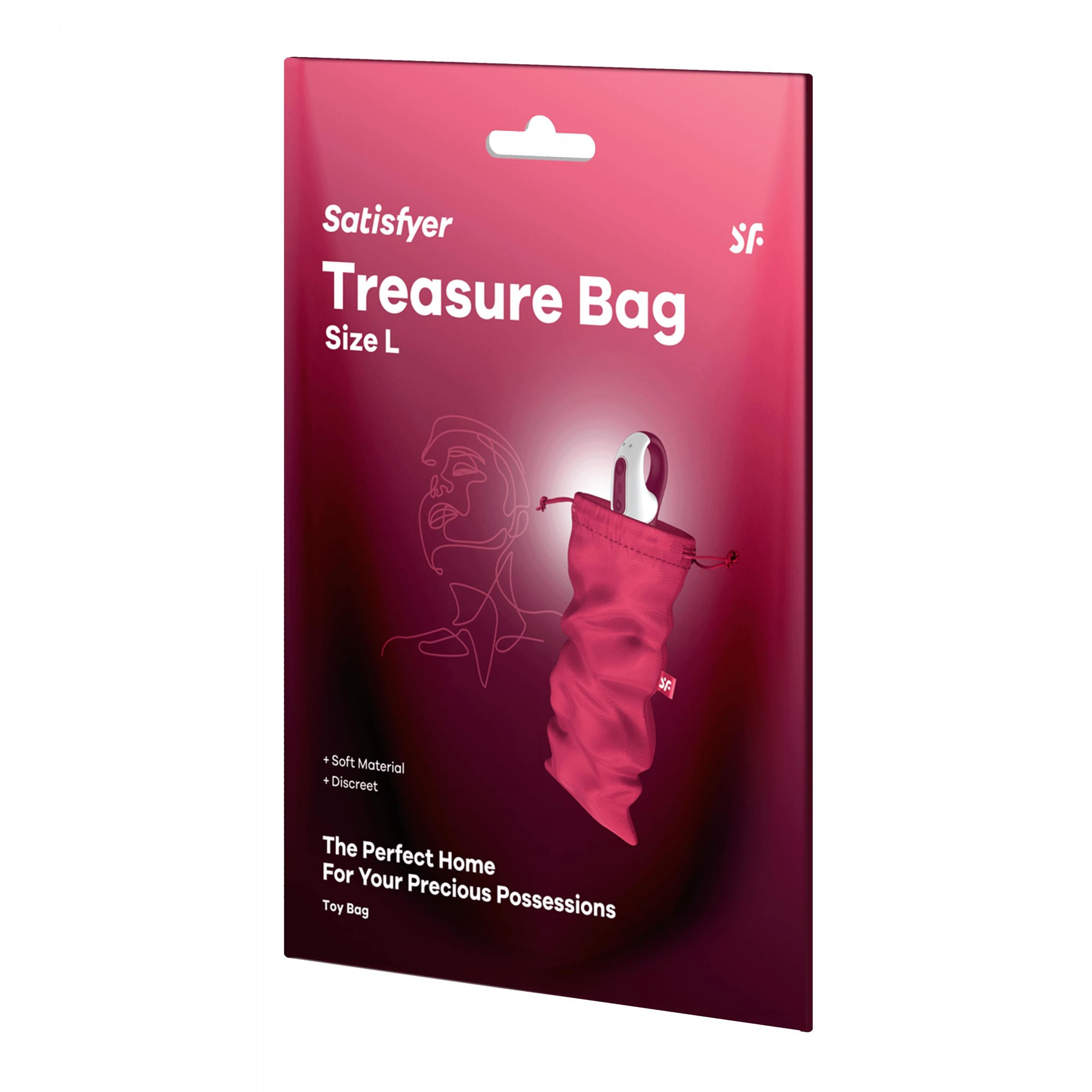 Купить розовый мешочек для хранения игрушек treasure bag l Image