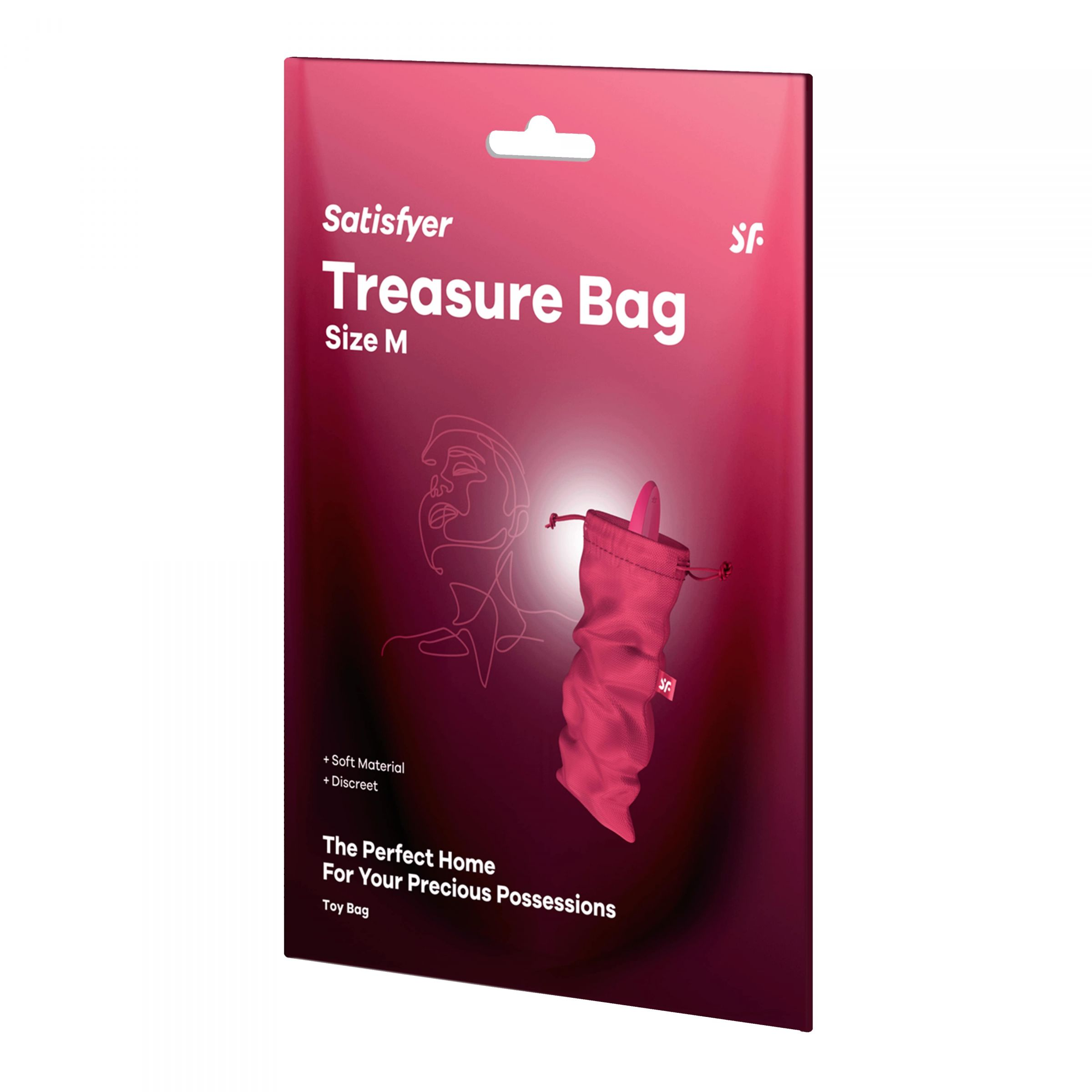 Купить розовый мешочек для хранения игрушек treasure bag m Image