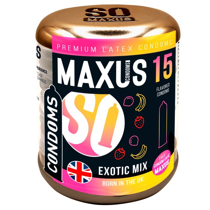 Купить ароматизированные презервативы maxus exotic mix - 15 шт. Image