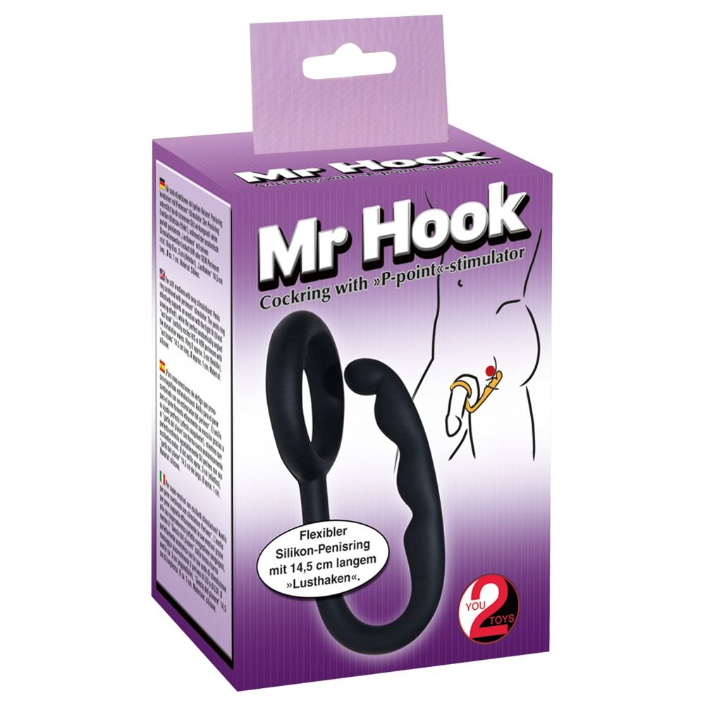 Купить эрекционное кольцо с анальным стимулятором mr hook Image