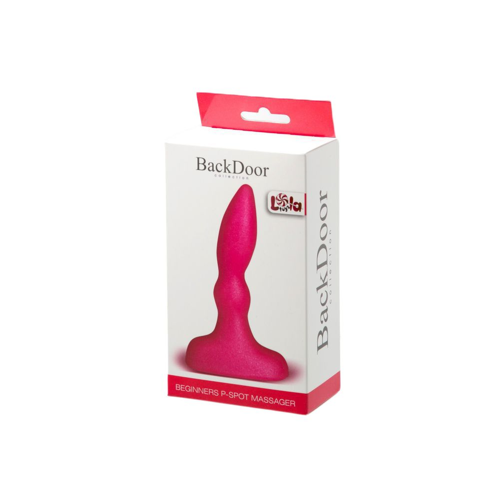 Купить розовый анальный стимулятор beginners p-spot massager - 11 см. Image