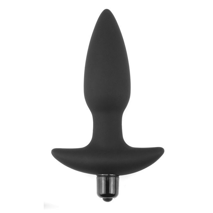 Купить черная анальная вибропробка anal indulgence collection fantasy plug - 14,5 см. Image