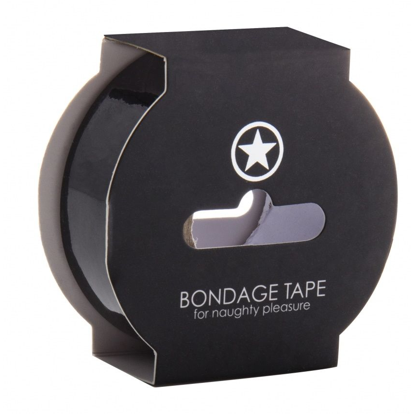 Купить черная лента non sticky bondage tape - 17,5 м. Image