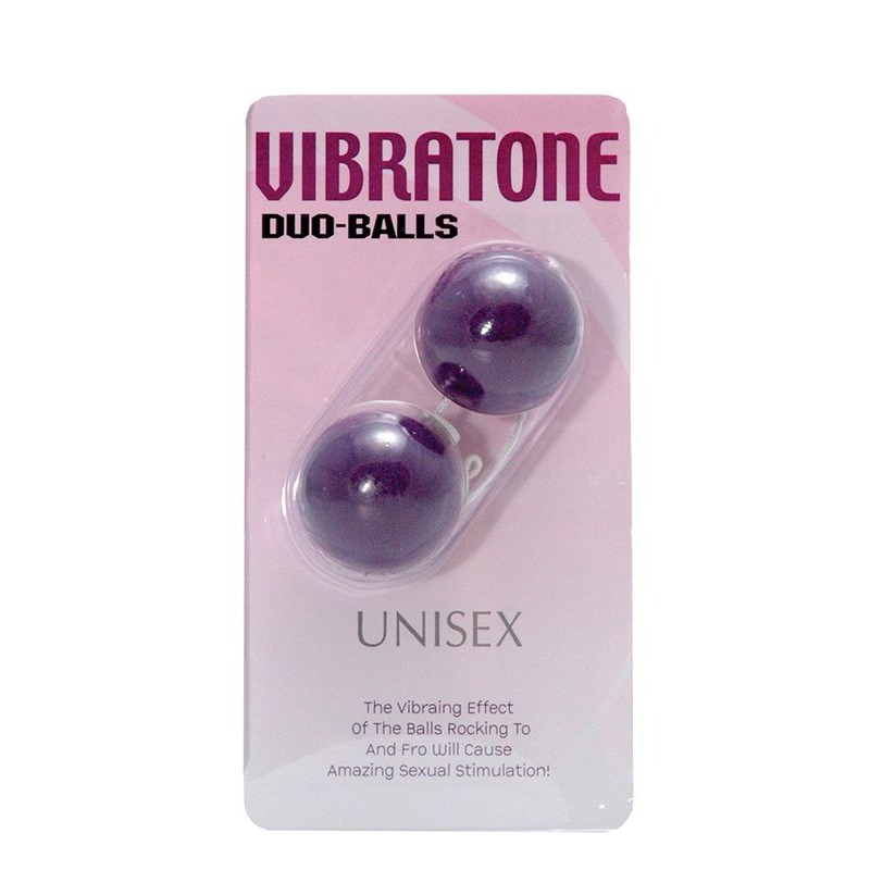 Купить фиолетовые вагинальные шарики vibratone duo balls purple blistercard Image