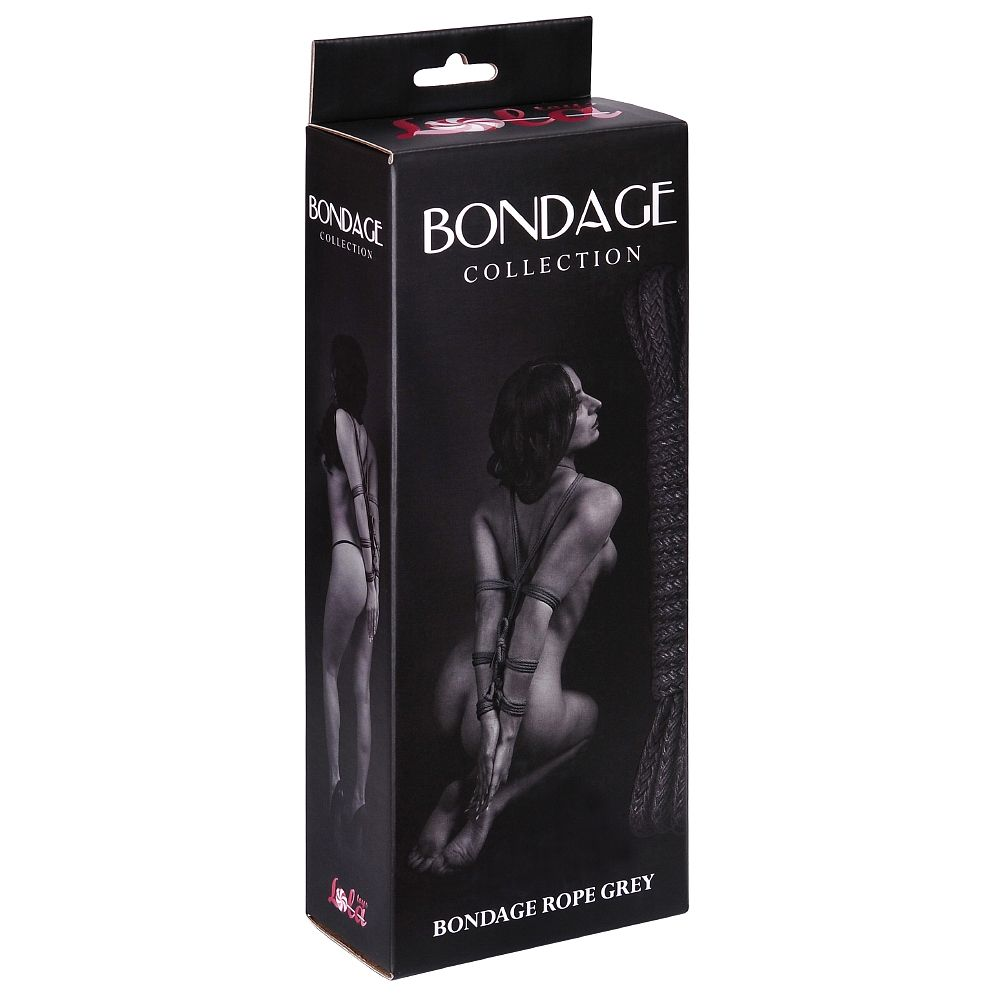 Купить серая веревка bondage collection grey - 9 м. Image