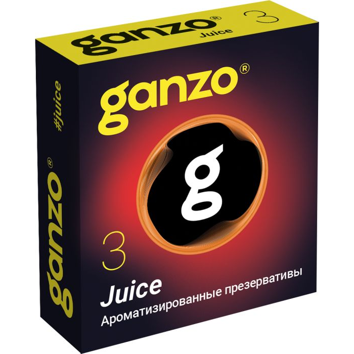 Купить ароматизированные презервативы ganzo juice - 3 шт. Image