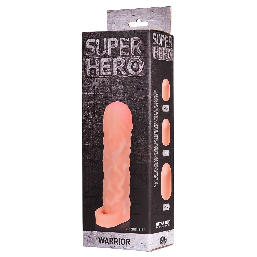 Купить фаллоудлинитель super hero warrior - 16 см. Image