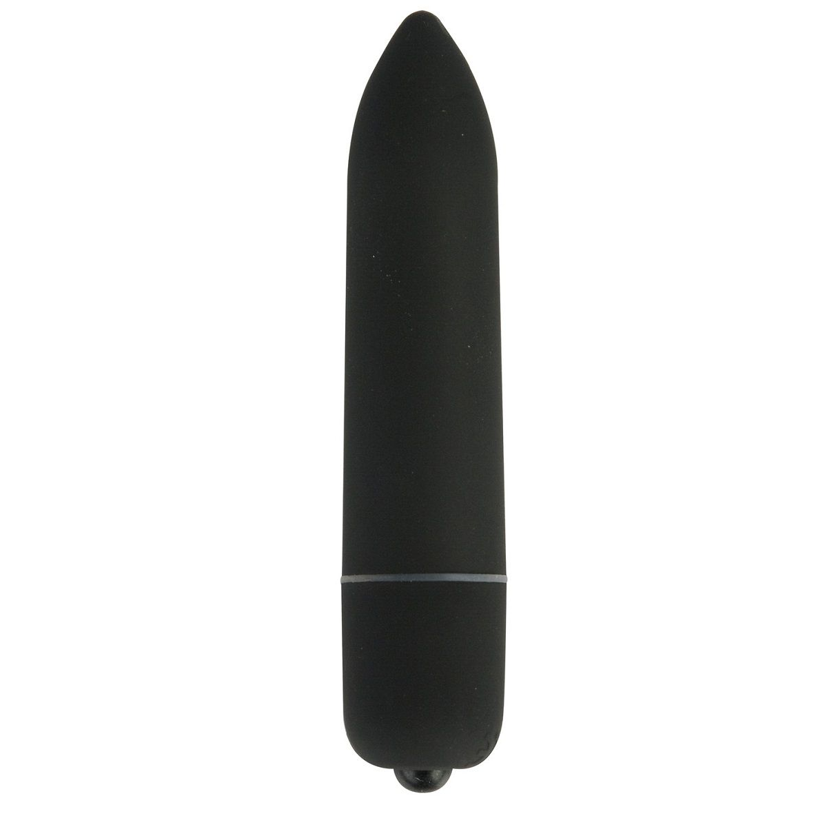 Купить чёрная удлинённая вибропуля power bullet black - 8,3 см. Image