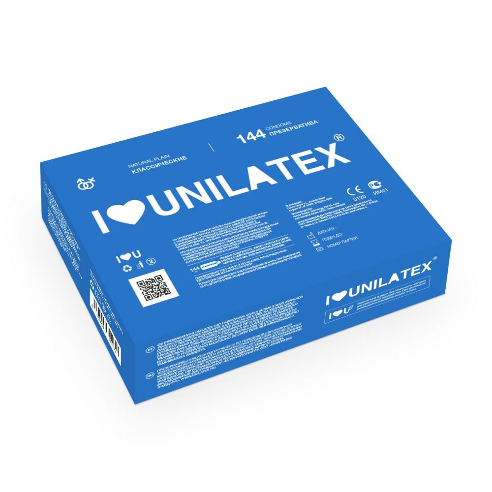 Купить классические презервативы unilatex natural plain - 144 шт. Image