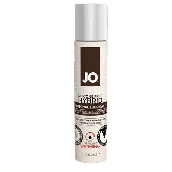 Купить водно-масляный лубрикант с разогревающим эффектом jo silicone free hybrid lubricant warming  - 30 мл. Image