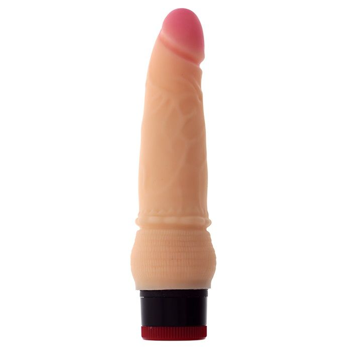 Купить вибратор-реалистик со встроенным пультом realstuff 6inch vibrator - 15,5 см. Image