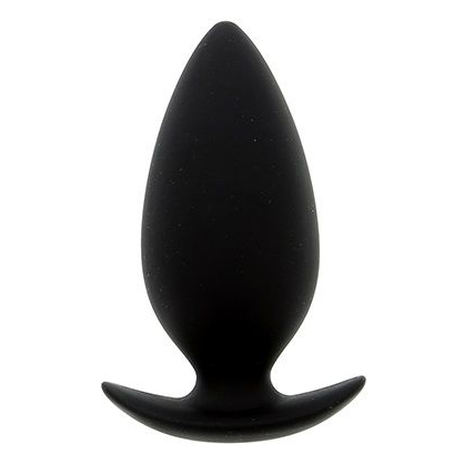 Купить чёрная анальная пробка bootyful anal plug medium black - 9,8 см. Image