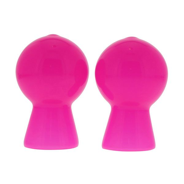 Купить розовые вакуумные помпы для сосков nipple sucker pair in shiny pink Image