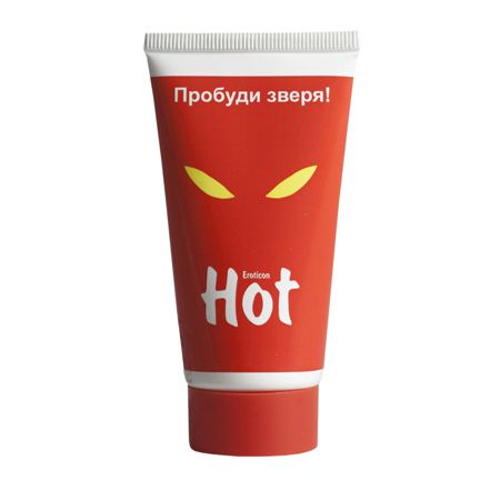 Купить возбуждающая гель-смазка hot с женьшенем - 50 мл. Image