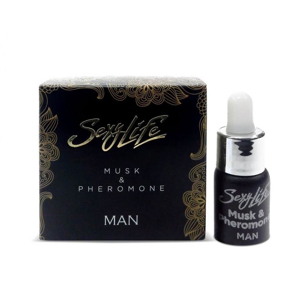 Купить ароматическое масло с феромонами sexy life musk&pheromone man - 5 мл. Image