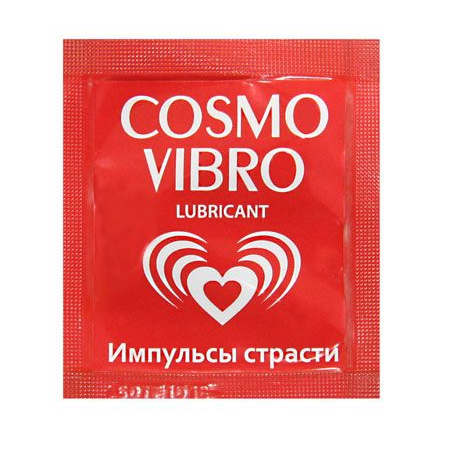 Купить саше женского стимулирующего лубриканта на силиконовой основе cosmo vibro - 3 гр. Image