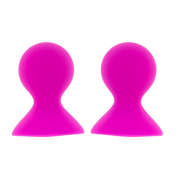 Купить ярко-розовые помпы для сосков lit-up nipple suckers large pink Image