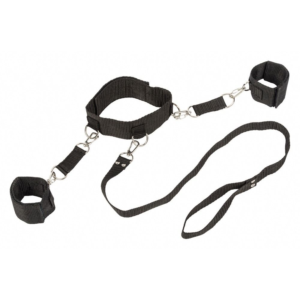 Купить ошейник с наручниками bondage collection collar and wristbands one size Image