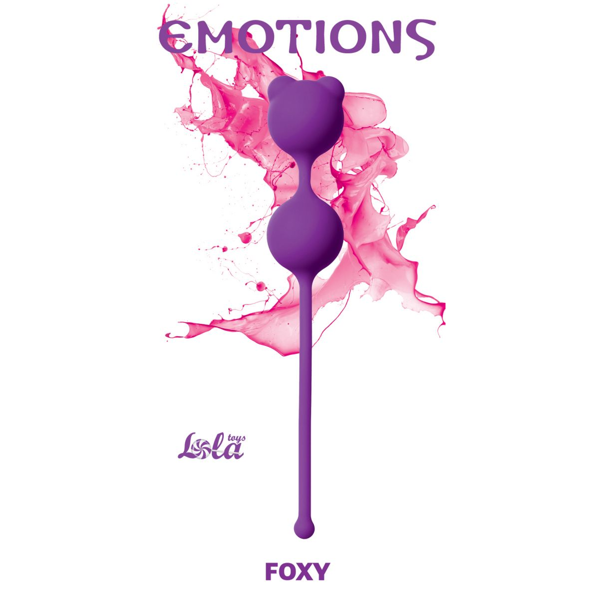 Купить фиолетовые вагинальные шарики emotions foxy Image