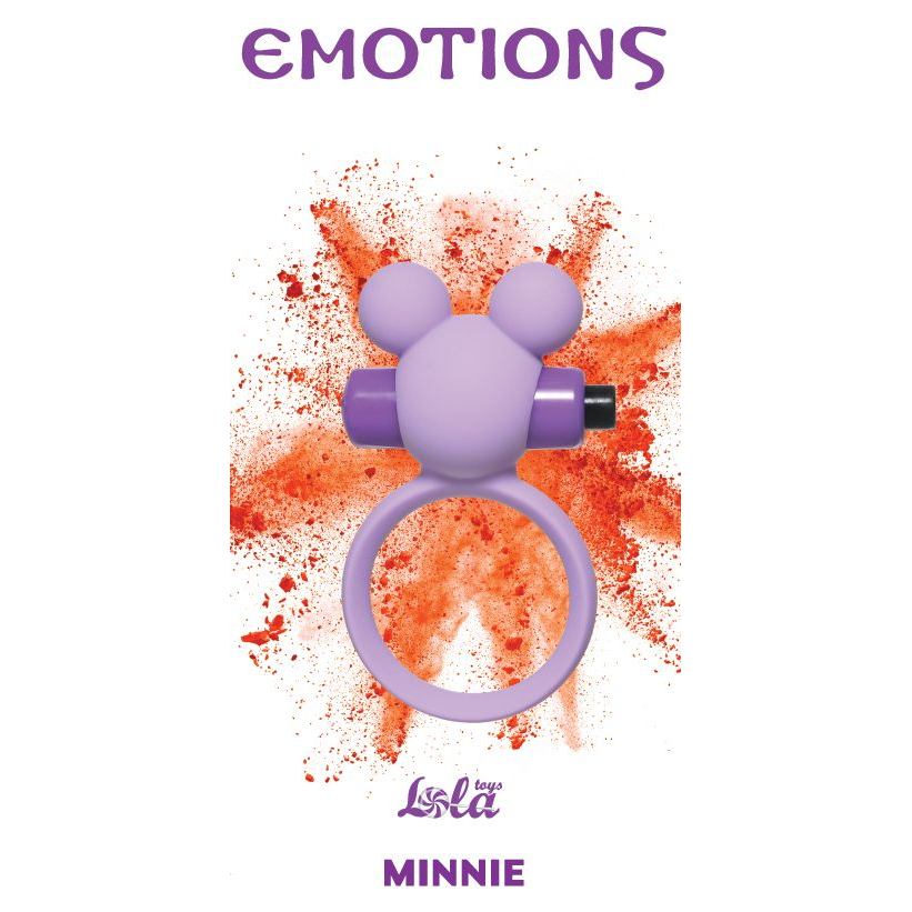 Купить сиреневое эрекционное виброколечко emotions minnie Image