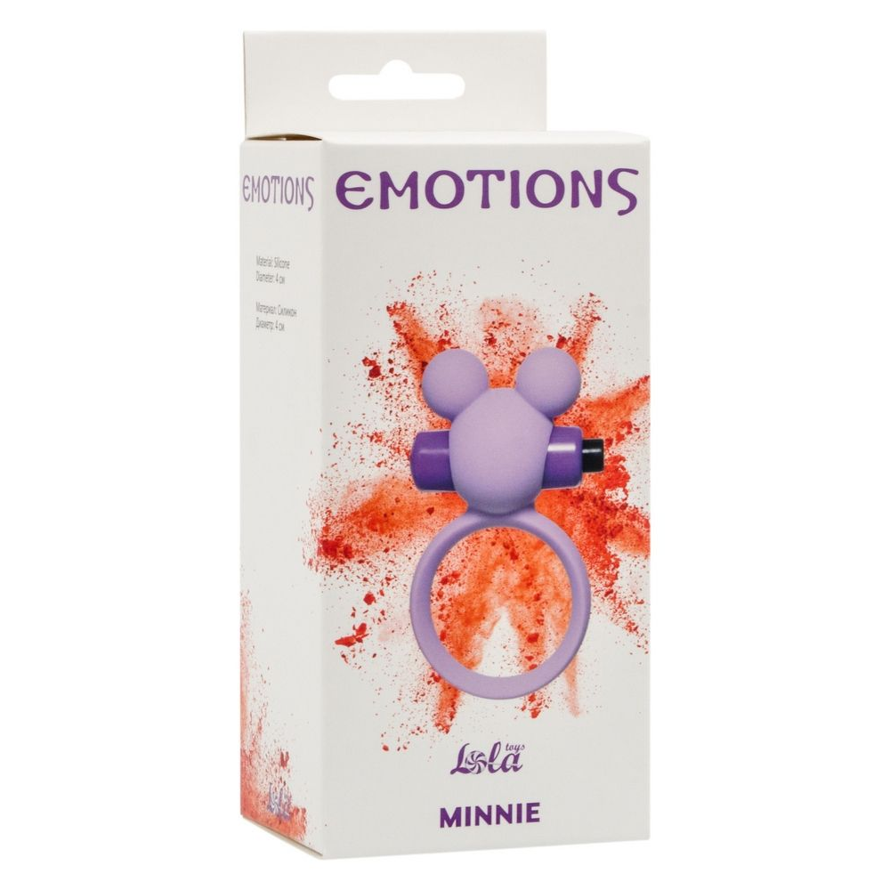 Купить сиреневое эрекционное виброколечко emotions minnie Image