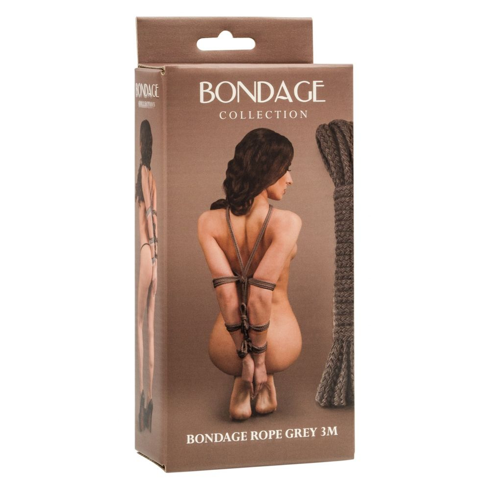 Купить серая веревка bondage collection grey - 3 м. Image