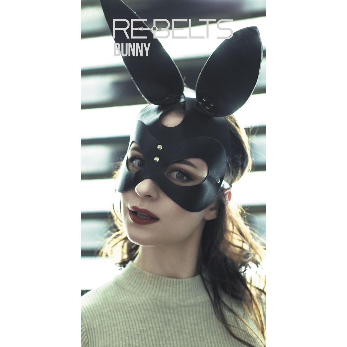 Купить маска с заячьими ушами bunny black Image