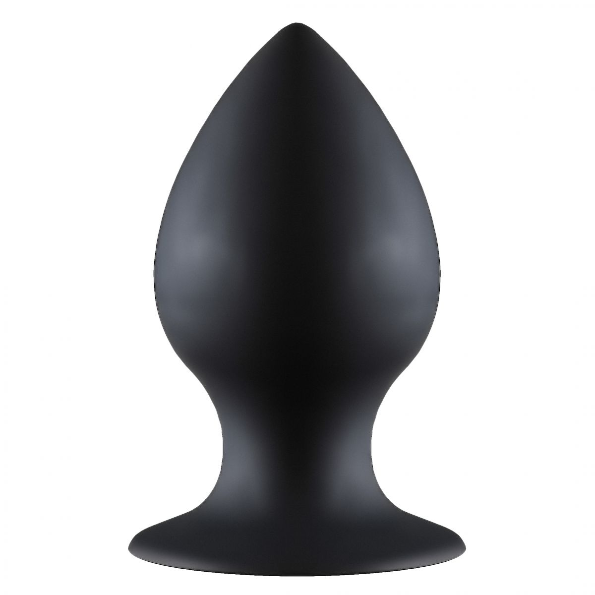 Купить чёрная анальная пробка thick anal plug large - 11,5 см. Image