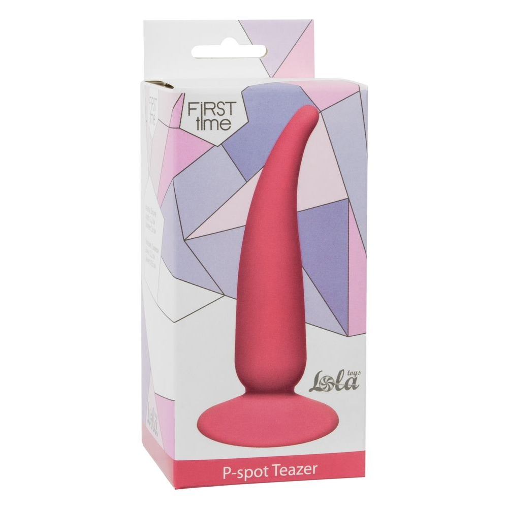 Купить розовая анальная пробка p-spot teazer pink - 12,2 см. Image