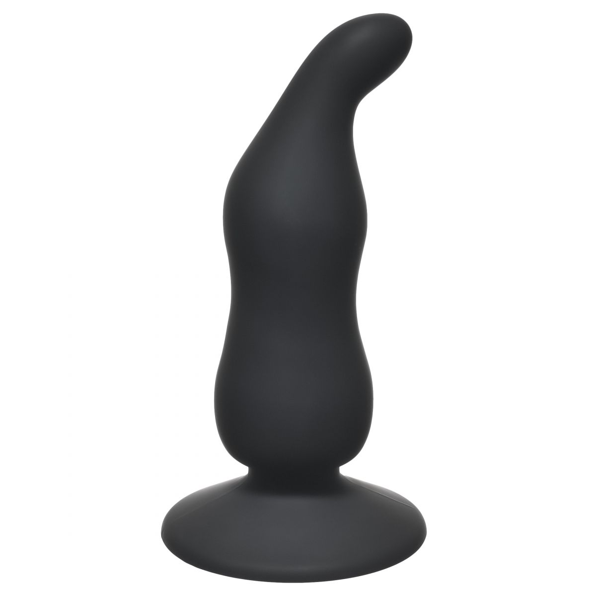 Купить чёрная анальная пробка waved anal plug black - 11 см. Image