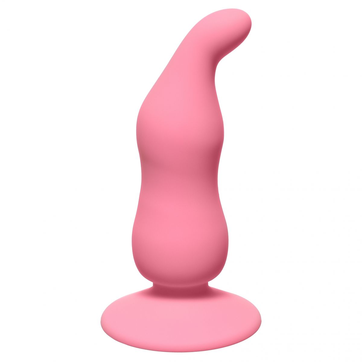 Купить розовая анальная пробка waved anal plug pink - 11 см. Image