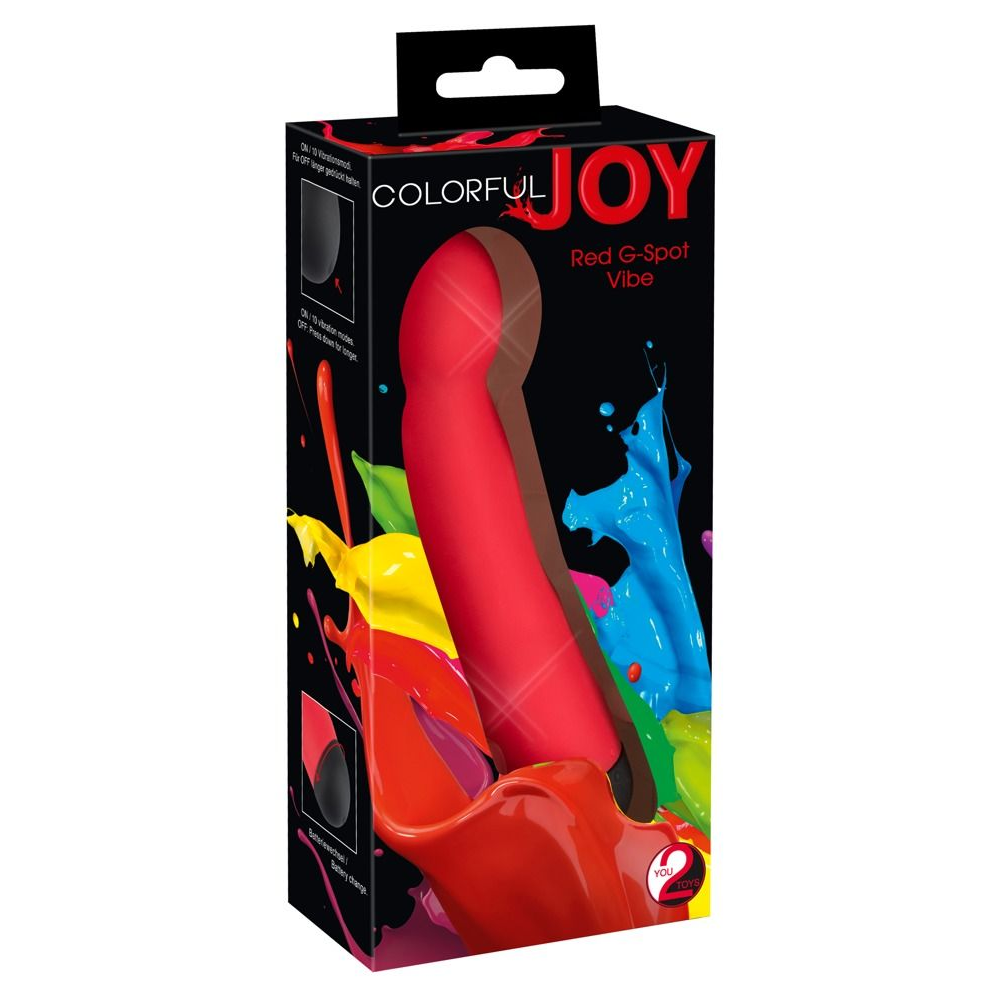 Купить красный g-стимулятор red g-spot vibe - 17 см. Image