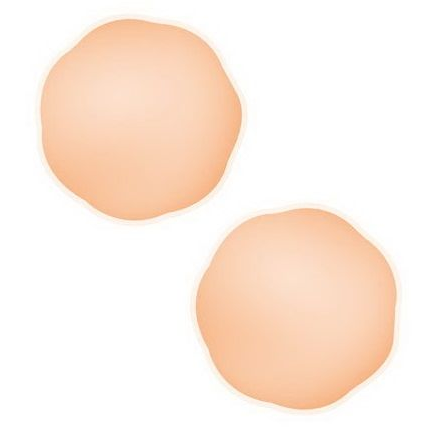 Купить телесные силиконовые наклейки на соски nipple covers silicone Image