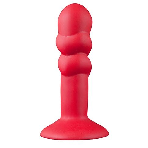 Купить красная анальная пробка shove up 5inch silicone butt plug red - 12,7 см. Image