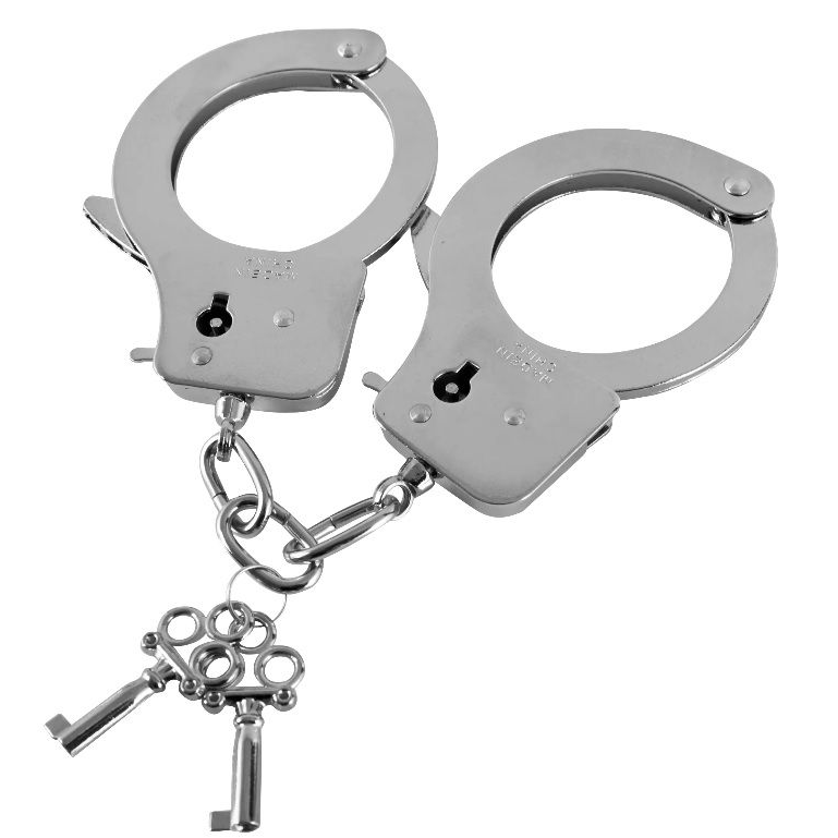 Купить наручники из листового металла с ключами metal handcuffs Image