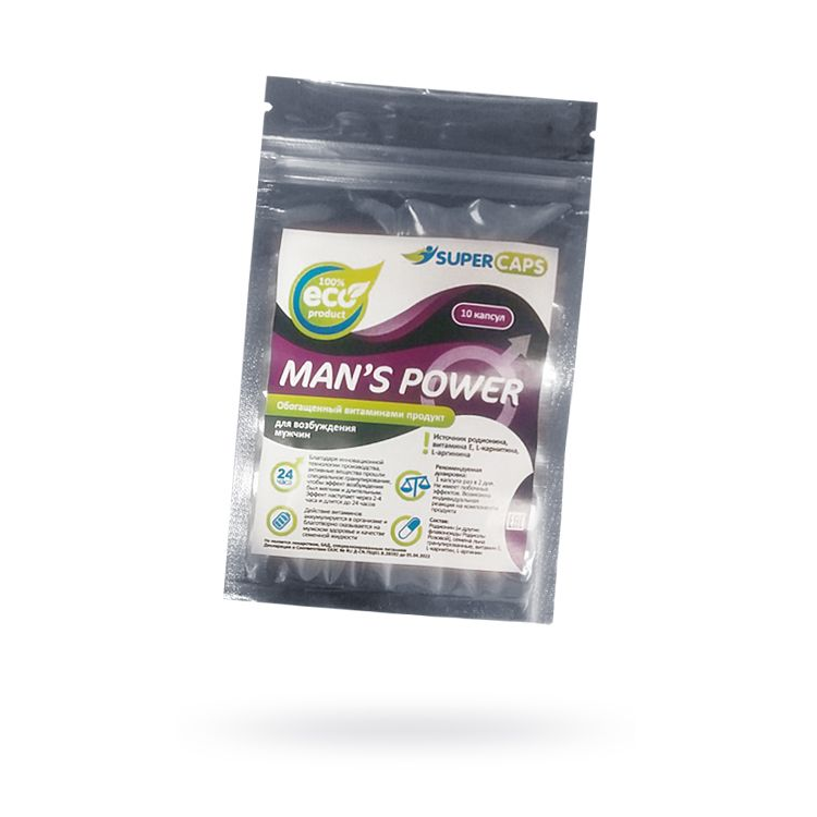 Купить капсулы для мужчин mans power - 10 капсул (0,35 гр.) Image