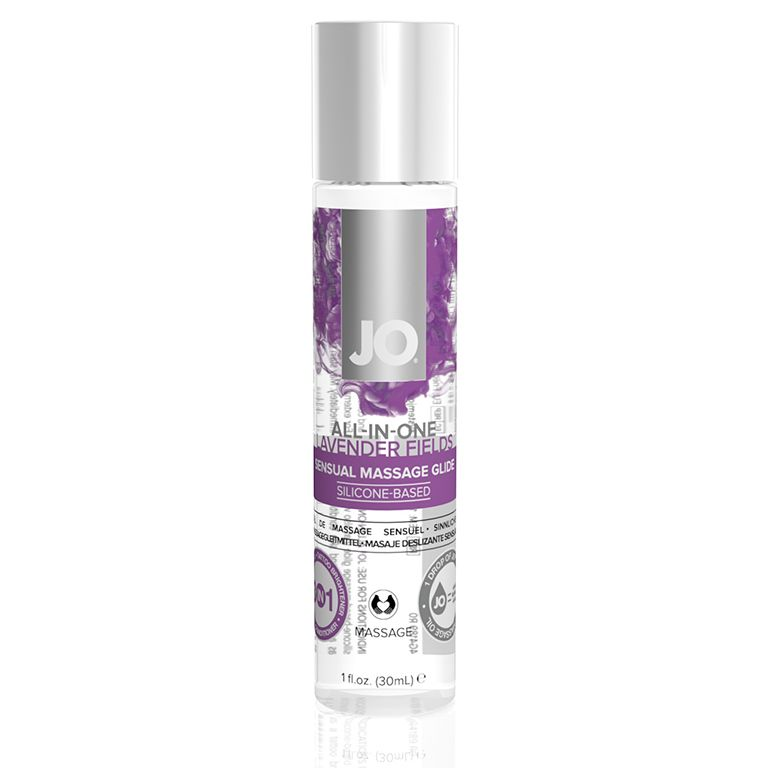 Купить массажный гель all-in-one massage oil lavender с ароматом лаванды - 30 мл. Image