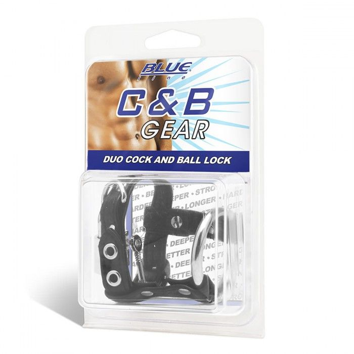 Купить утяжка на пенис на замочке duo cock and ball lock Image