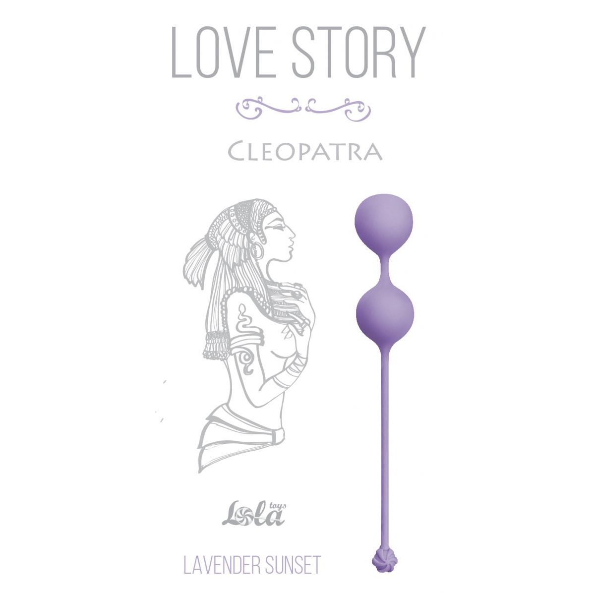 Купить сиреневые вагинальные шарики cleopatra lavender sunset Image