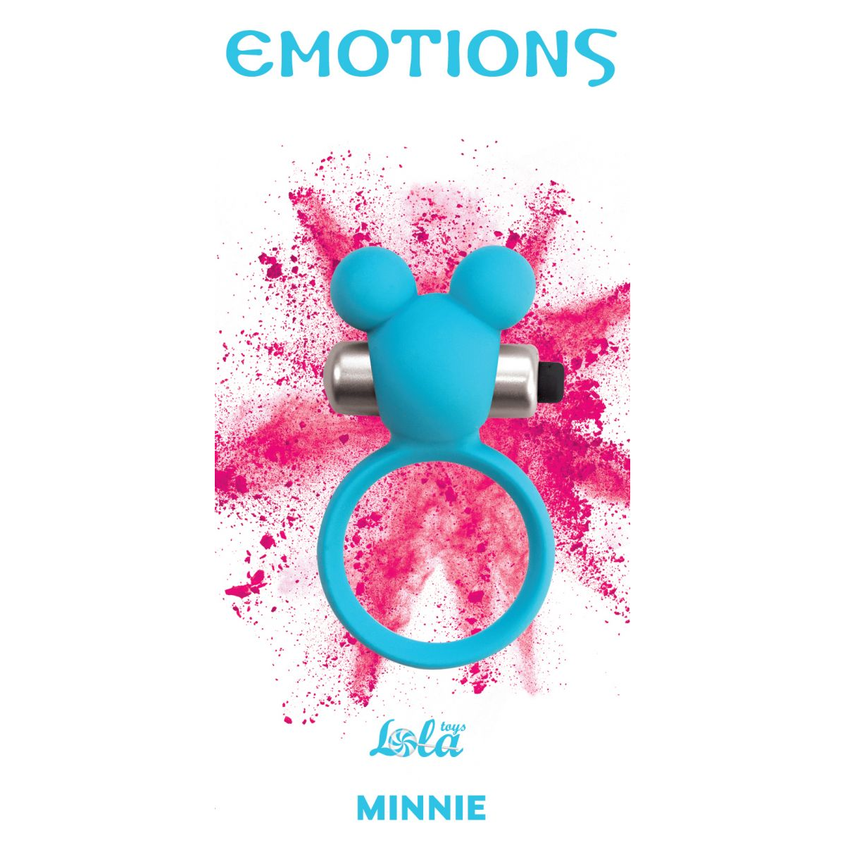 Купить голубое эрекционное виброколечко emotions minnie breeze Image