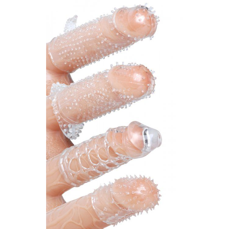 Купить набор из 4 насадок на член pleasured penis enhancement sleeve 4 pack Image